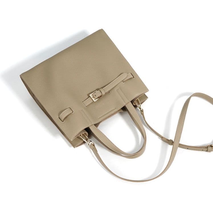 ビジネスバッグ レディース 上品フォルムシンプルハンドバッグ