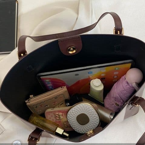 ビジネスバッグ レディース 上品シンプル 大容量トートバッグ