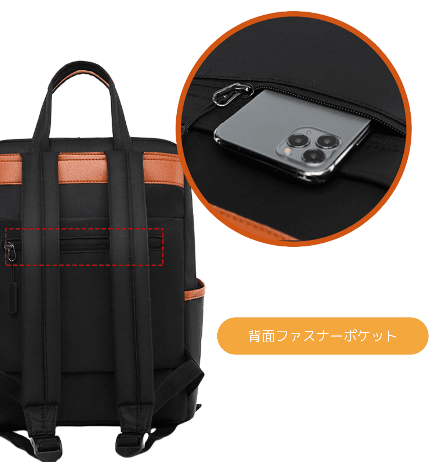 ビジネスバッグ レディース 洗練されたビジネスリュック 多機能収納