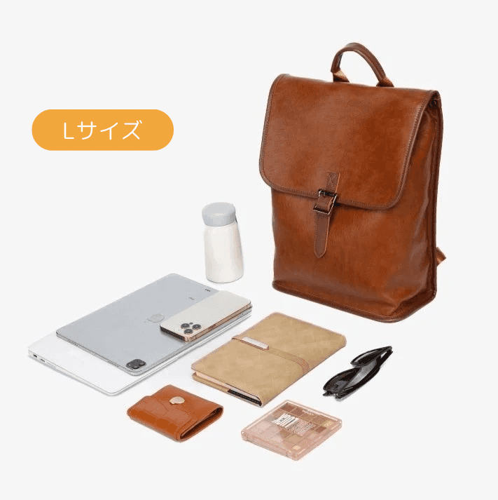 ビジネスバッグ レディース 洗練された上質フラップリュック