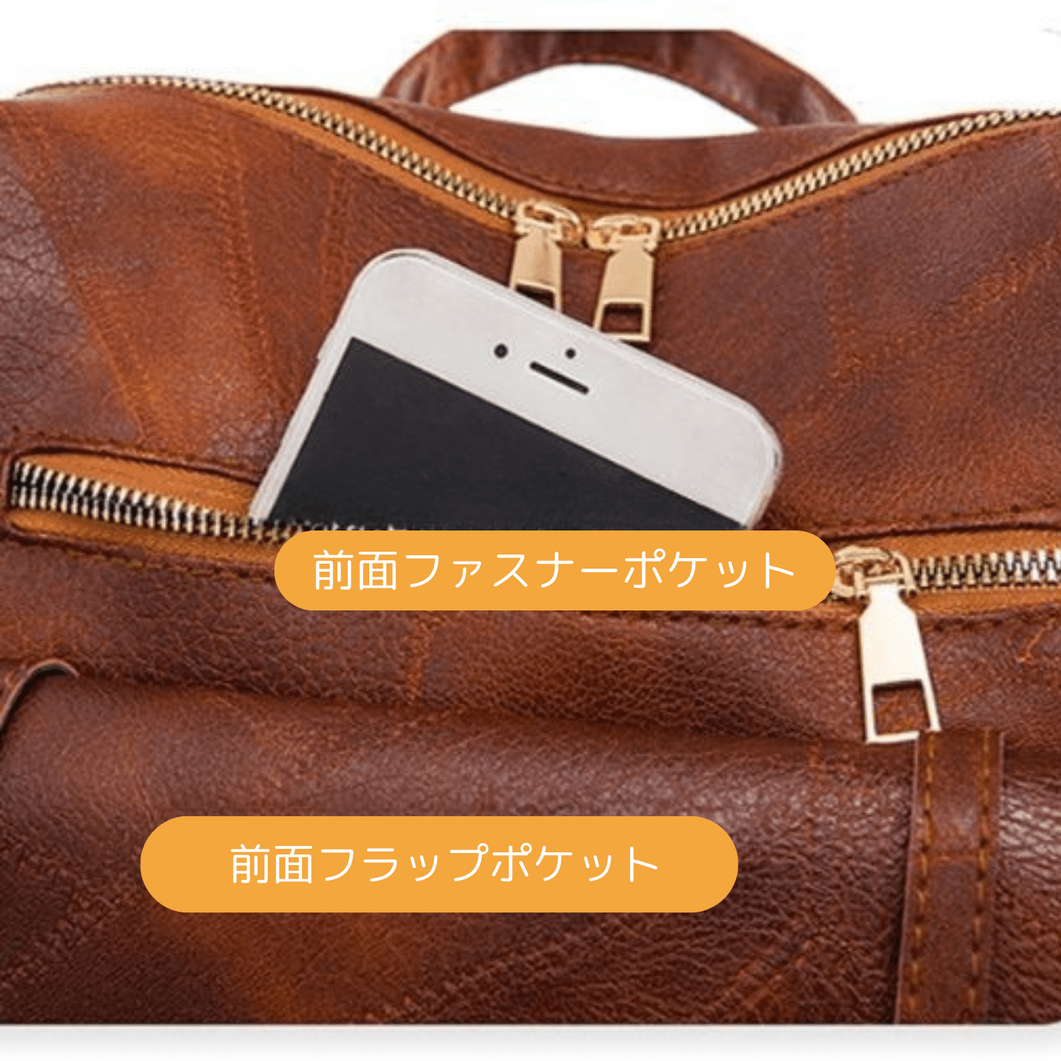 ビジネスバッグ レディース 洗練フラップ付きビジネスリュック