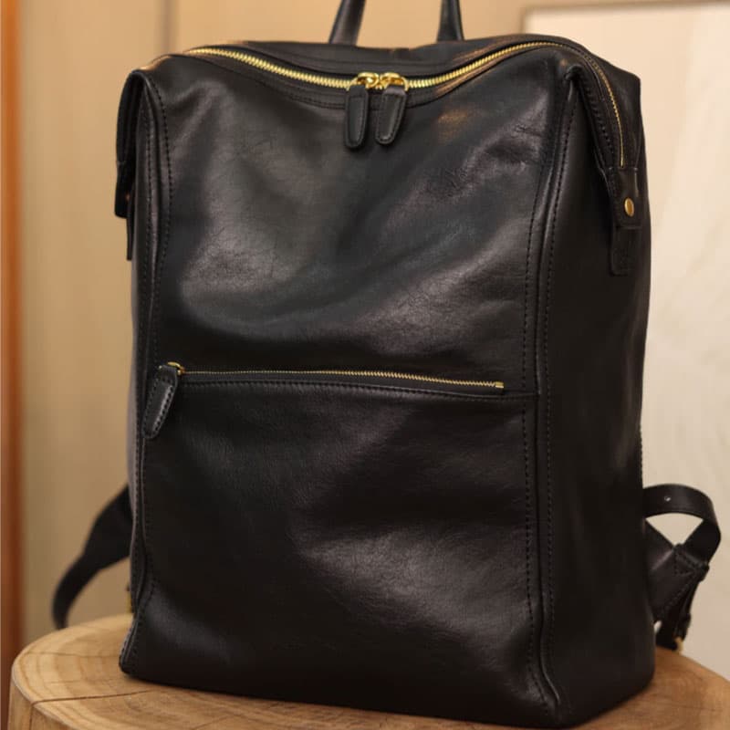ビジネスバッグ レディース 上質革調スクエアリュック