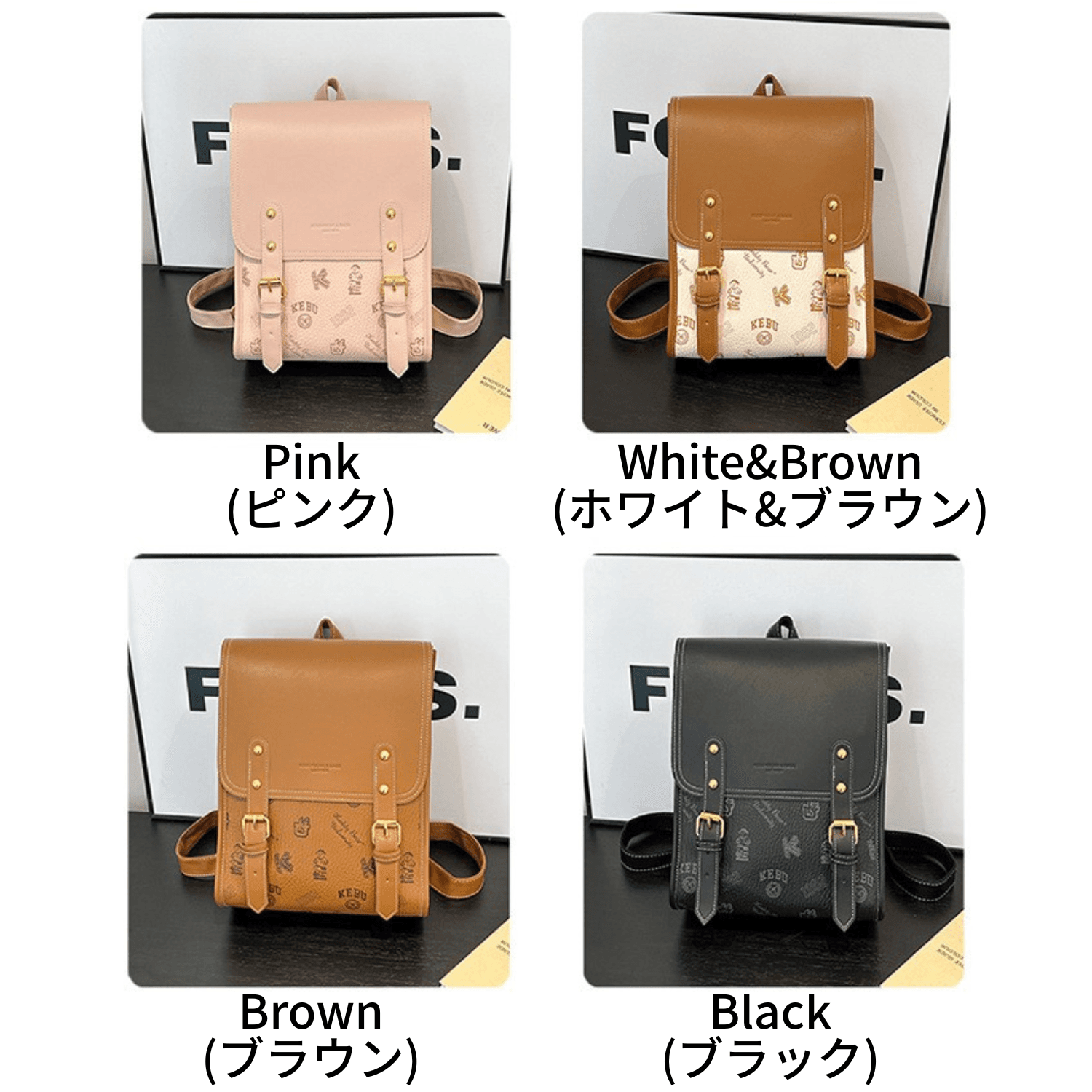 ビジネスバッグ レディース クラシカル風フラップ式リュック