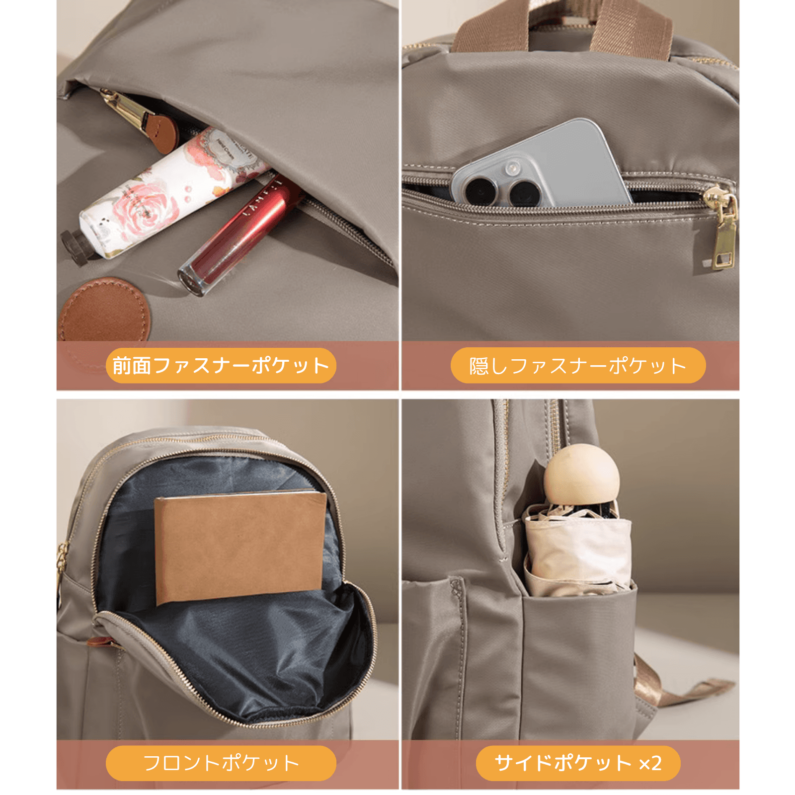 ビジネスバッグ レディース 洗練コンパクト 職人仕立てリュック