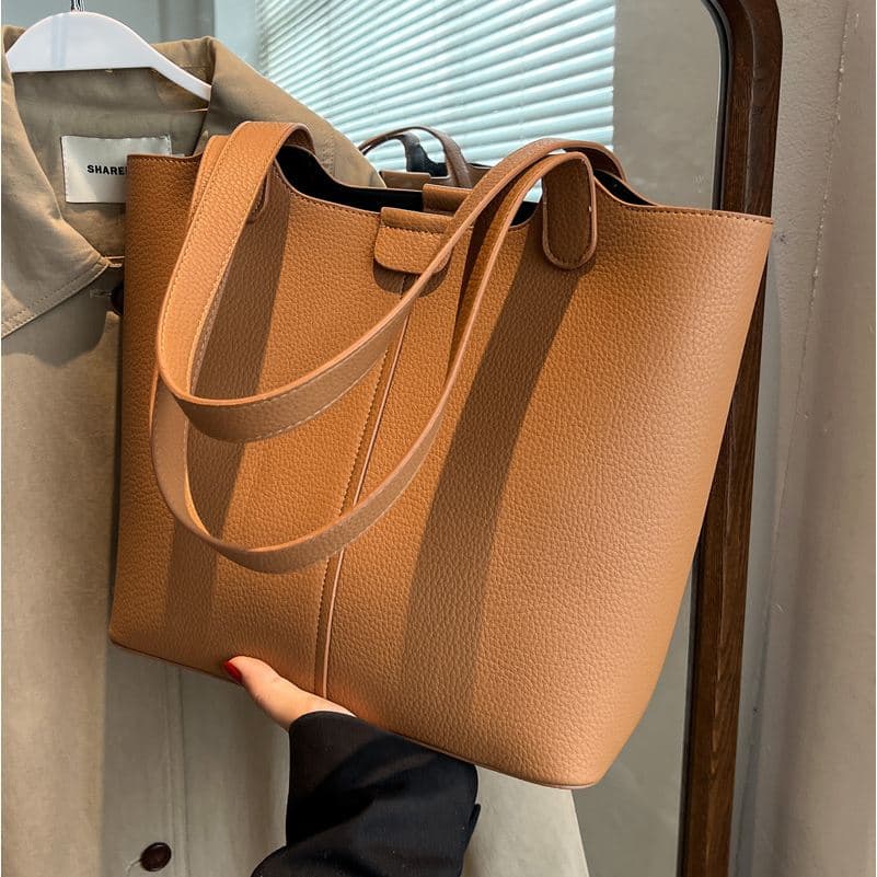 ビジネスバッグ レディース 上品シンプル 大容量トートバッグ